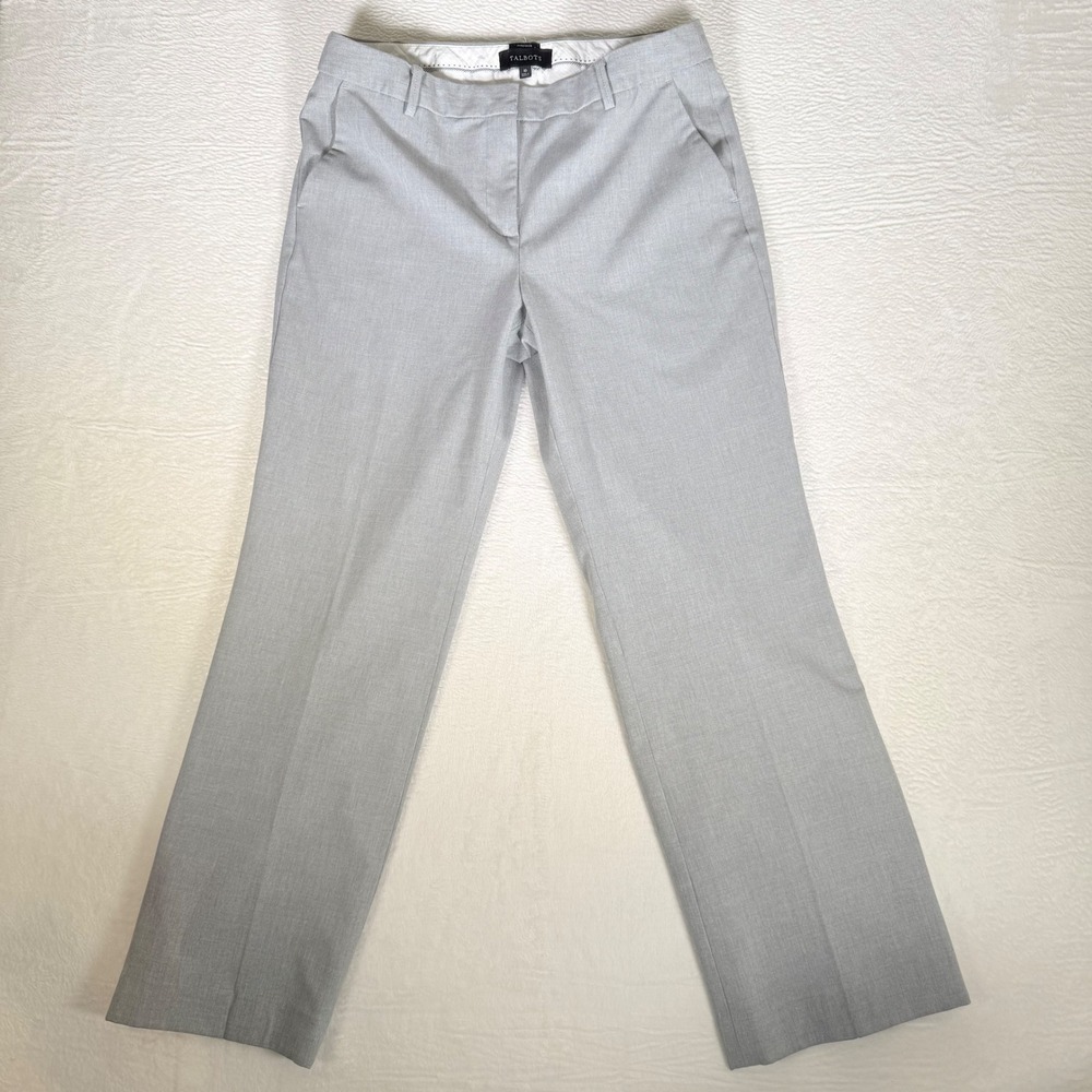 Talbots‎ Windsor Women's Gray Tailored Dress Pants Professional Size 10